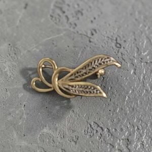Gold Plated Brooch